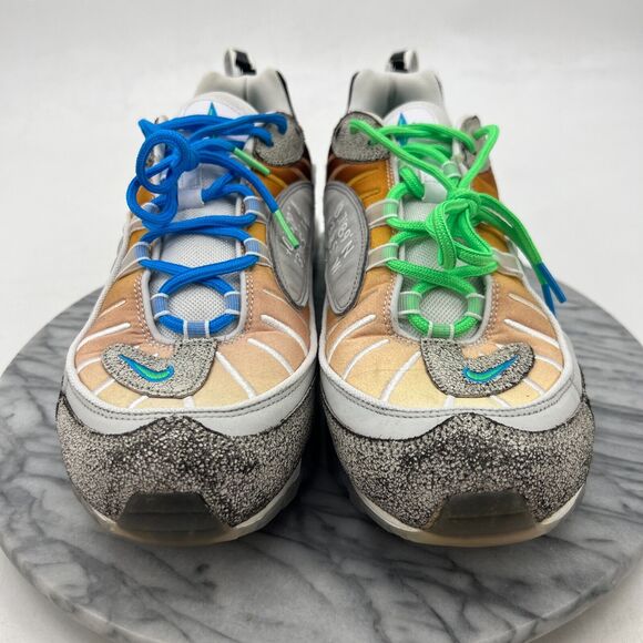 Nike Air Max 98 Sneakers Mens 12 On Air NYC LA Mezcla Grey Electro Green CI1502 - Picture 3 of 12